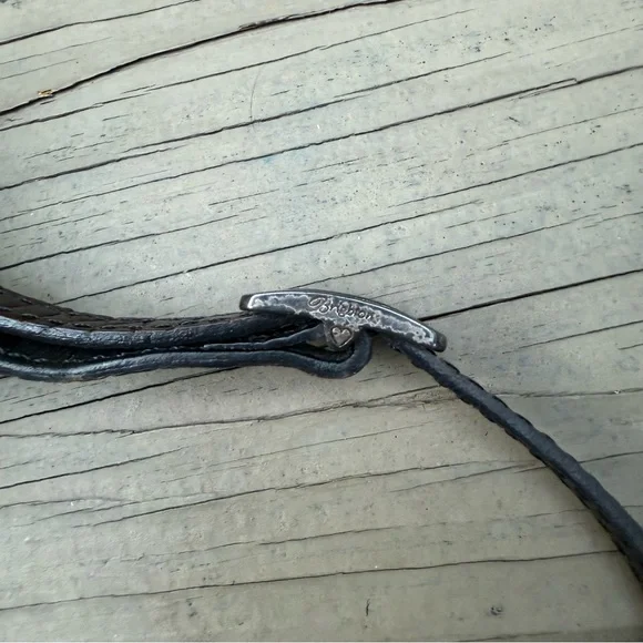 Brighton Black and Brown Leather Crossbody Wallet - Picture 13 of 15